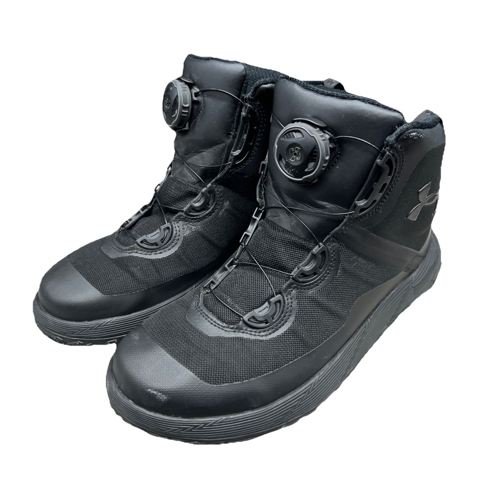 RARE Under Armour Fat Tire Black Goretex GTX Hiking Boots 1262064-001 Size 9.5